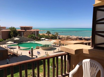 Apartmán se 2 ložnicemi u pláže v Turtles Beach Resort, Hurhada, Egypt